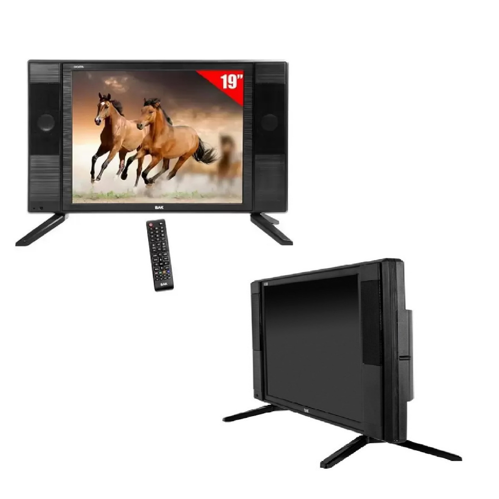 Tv Led Hd 19 POLEGADAS 110v E 220v Plug 12v Carro Caminhão Monitor Usb ...