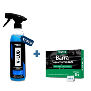 Kit Vonixx V-lub 500ml + Barra Descontaminante 50g