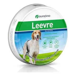 Coleira Antipulgas Ourofino Leevre para Cães de Grande Porte 63CM
