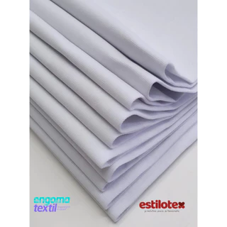Pano Engomatextil- Pano de Prato Branco Extra Liso BIG para Cozinha com Bainha Kit com 10 Unidades Engomatextil - Pano Extra