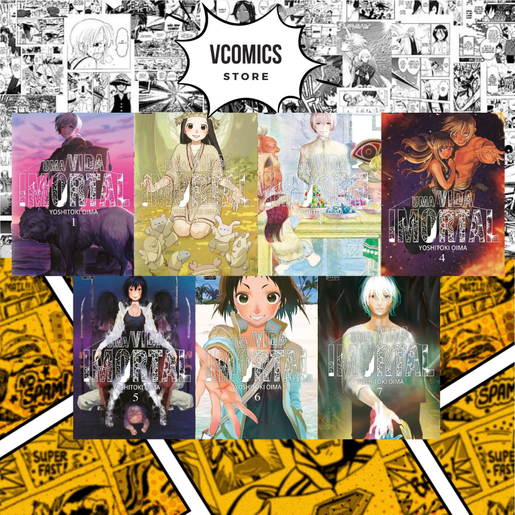 Kit Uma Vida Imortal (To Your Eternity) - Vol. 1-5 Mangá: NewPOP