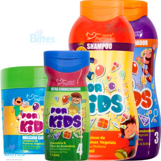 KIT INFANTIL SUAVE FRAGRANCE COSMÉTICOS FOR KIDS CABELO CRIANÇA