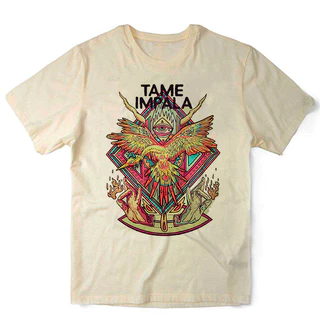 Camiseta Algodao Tame Impala Banda Indie Alternativa Unissex