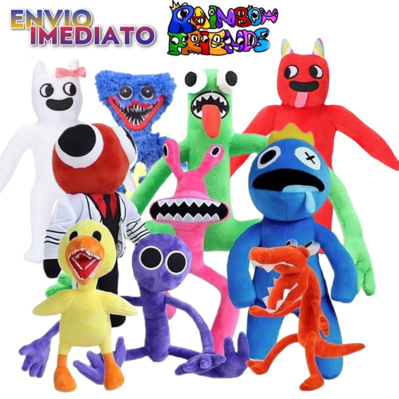 Pelúcia Roblox Rainbow Friends Grande Banban Pato Boneco Monstro Roblox  Babão Roxo Rosa Verde Pelucia Jogo Brinquedo Game Toy Cartoon Desenho  Animado Promoção