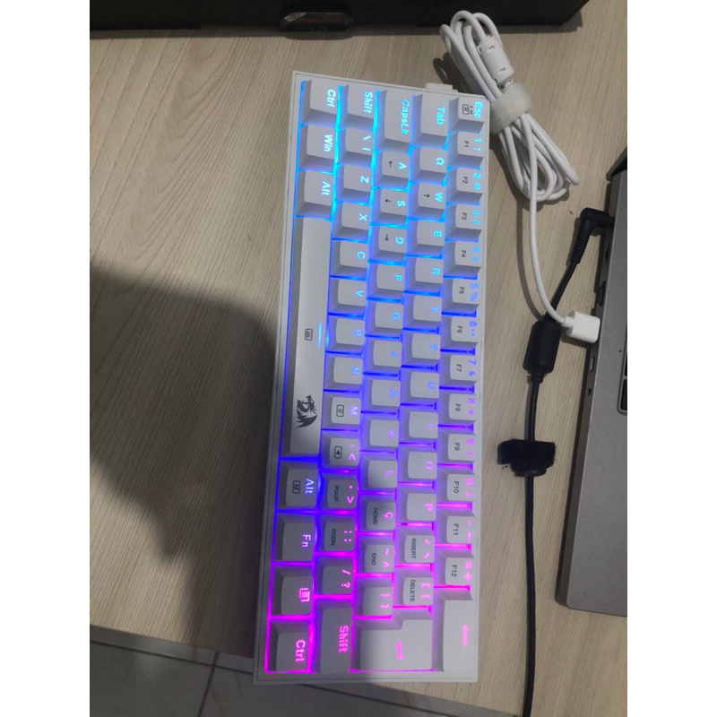 Kit Gamer Redragon - Teclado Karura Brancoala - B502RGB (PT) +