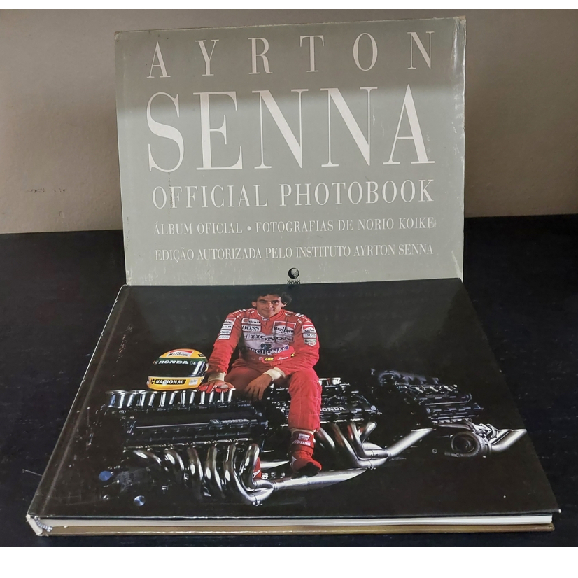 Livro - Oficial Photobook - Ayrton Senna | Shopee Brasil