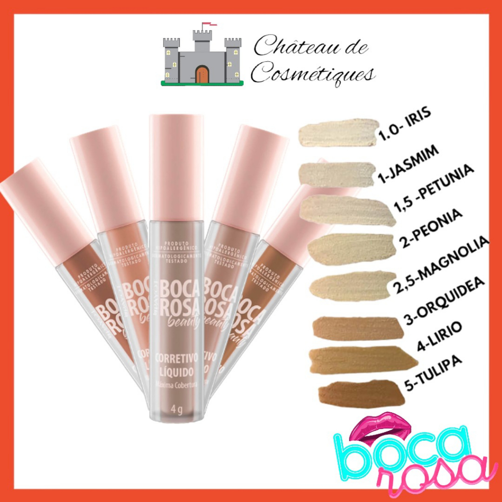 Corretivo Boca Rosa Líquido Payot - Escolha a Cor | Shopee Brasil