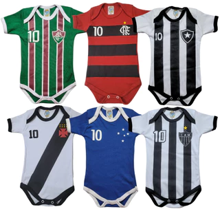 Body bebê Times de futebol / Temáticos e Mesversário