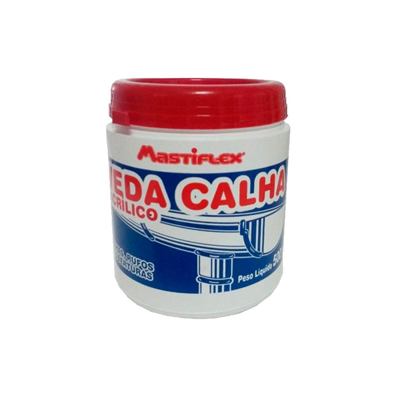 Cola Sela Calha Cinza 500 Gramas Mastiflex Vedação e Calafetação ...