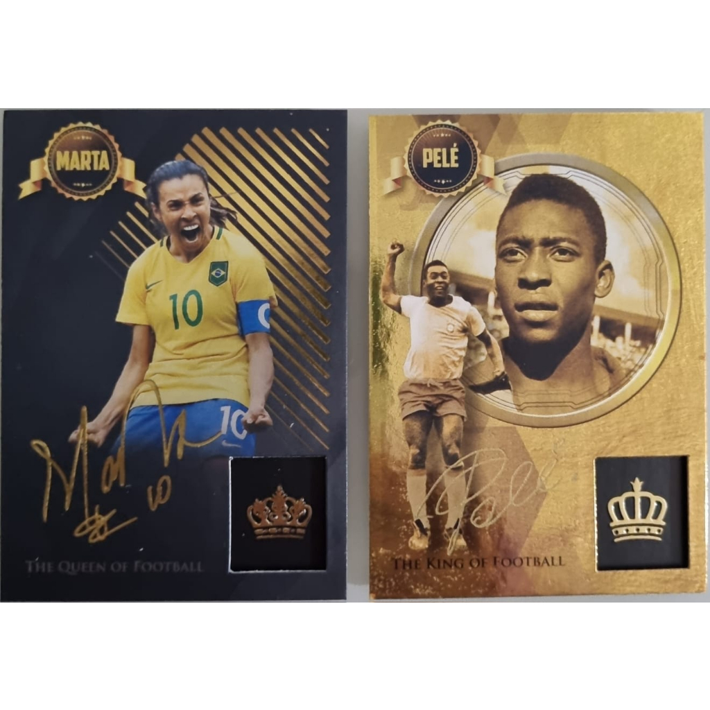 Cards Special Panini Pelé and Marta - The King and The Queen of Football
