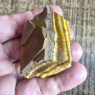 Olho de Tigre Dourado Pedra Bruta Cristal Natural Unidade