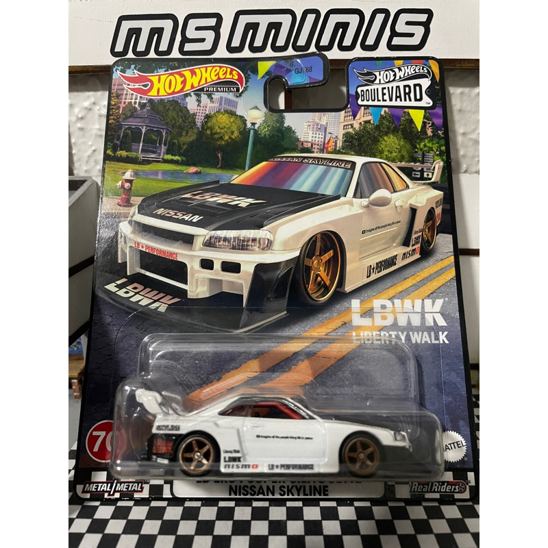 Hot Wheels Boulevard 2023 - Nissan Skyline Liberty Walk - Desconto