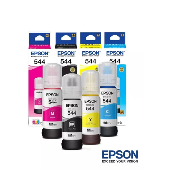 Tinta Original Epson L3250 L3210 T544 L3150 Kit 04 Cores Shopee Brasil 5530