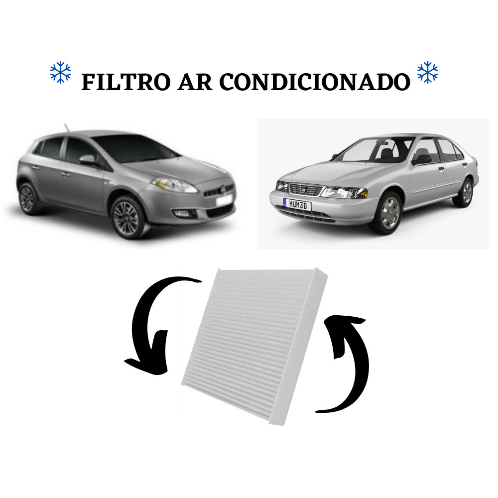 Filtro Ar Condicionado De Cabine Fiat Bravo Stilo / Nissan Sentra
