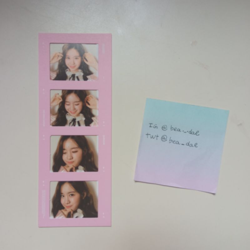 Woo!Ah! Photocard Kpop oficial wooah Photocards Qurious Wish Lucy