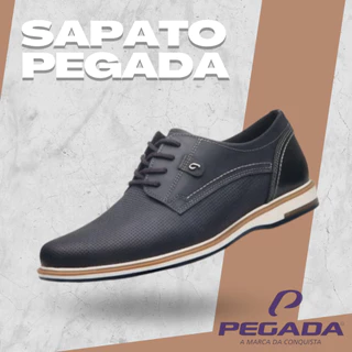 Sapato Social Masculino Pegada em Couro