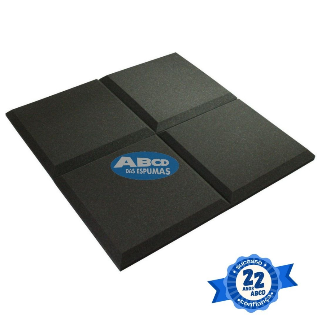 Espuma Acústica Lisa 2,50m2 50x50x2cm 06 Placas