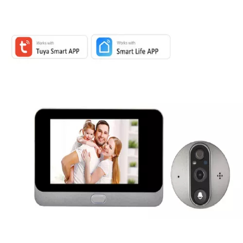 Visualizador De Porta Digital Olho Mágico Com Alexa E App