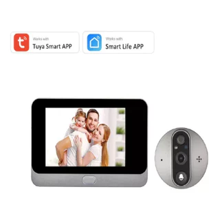 Visualizador De Porta Digital Olho Mágico Com Alexa E App