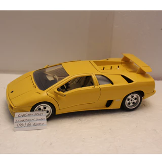 CARRINHO FERRO 1/18 LAMBORGHINI DIABLO 1990 BURAGO (REF 32)