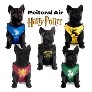 Coleira Peitoral para Cachorro Harry Potter Oficial Freefaro - Peitoral Air - Super Premium