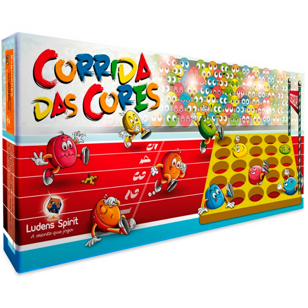 Corrida Das Cores Jogo Tabuleiro Infantil Ludens | Shopee Brasil