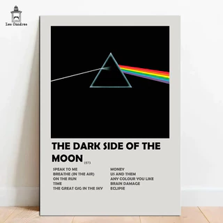 Quadro Placa Decorativa Pink Floyd The Dark Side of the Moon em MDF 28x20cm