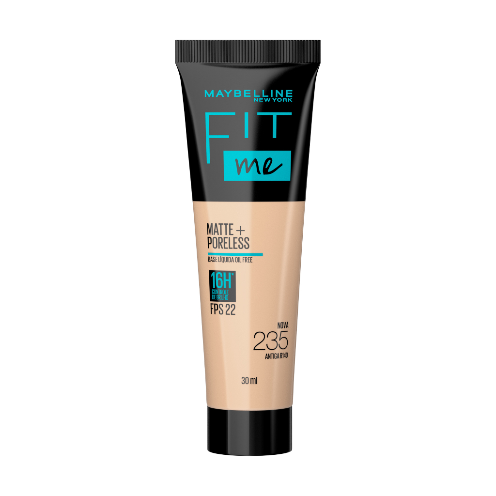 Base Líquida Maybelline NY Fit Me Matte FPS 22 30ml