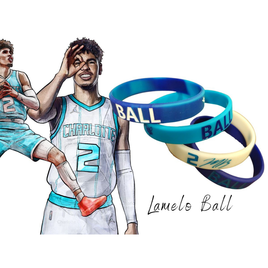 Pulseira Oficial Lamelo Ball Basquete Charlotte Hornetss