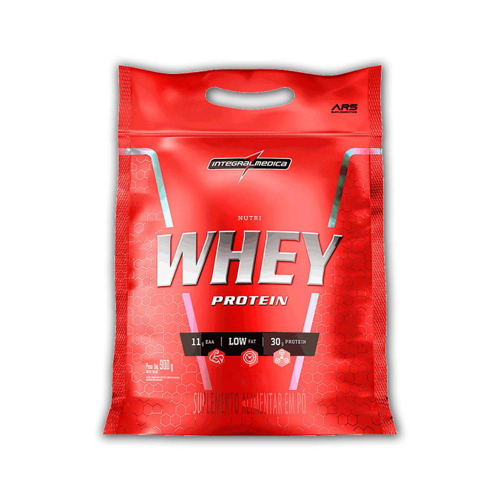 Nutri Whey Protein 900g Refil Concentrado Hipercalorico