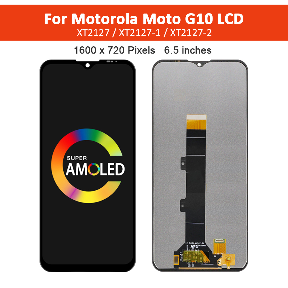 Tela Touch e Display Lcd Frontal COMPLETO Motorola Moto G10 XT2127 Com ...