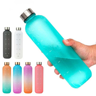 Garrafa De Água Motivacional Grande Capacidade Portátil 500ML Degradê