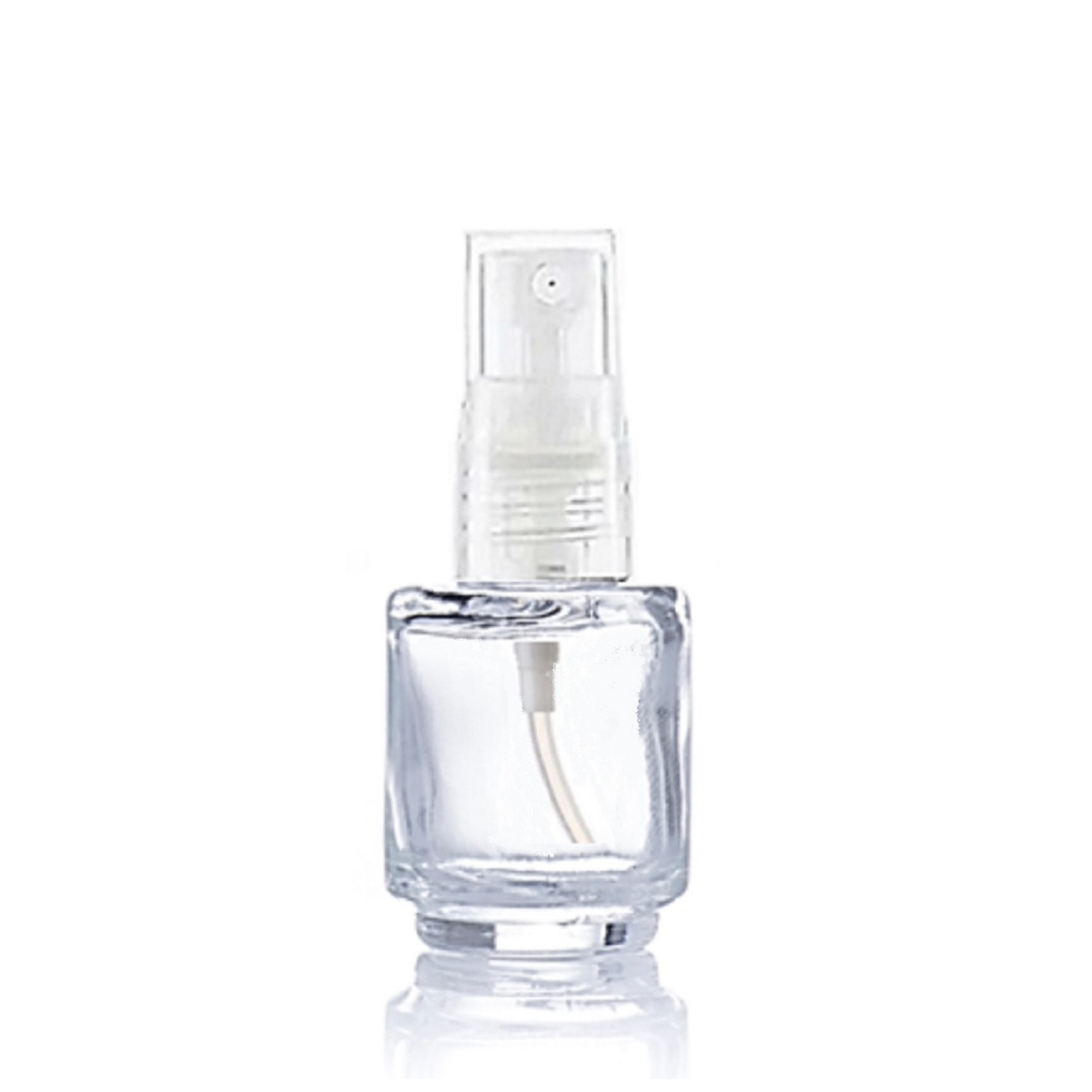 10 Frascos de vidro 5ml válvula spray transparente para amostra de perfumes