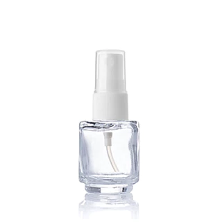 10 Frascos de vidro 5ml válvula spray branca para amostra de perfumes