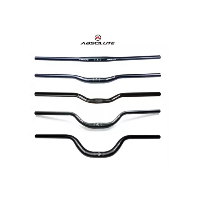 Guidão Absolute Nero Alumínio 31,8mm Preto - Reto Curvo Elevado Alto Vários Tamanhos