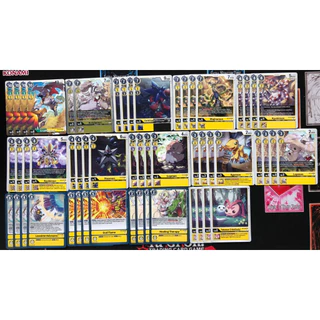 Deck Digimon Carg Game 54 Cartas Pronto para Jogar