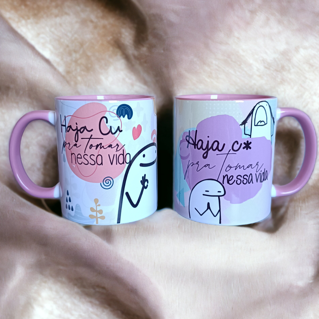 Caneca Meme Flork Amor - DNA Personalizados