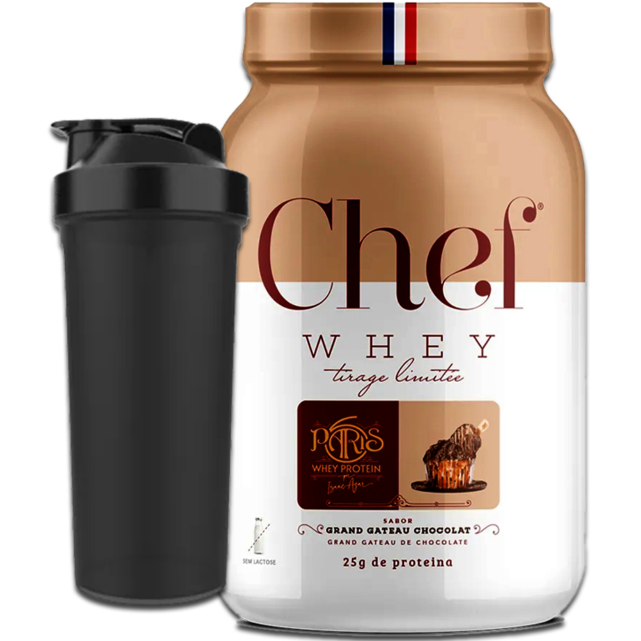 Chef Whey Protein 900g Pote – Zero Lactose + Concentrado