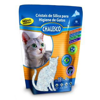 Areia para Gato Sílica Higiênica Cristais em Gel Chalesco