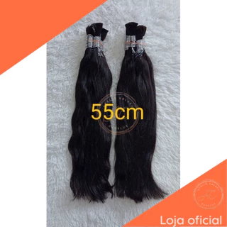 Atacado Cabelo Humano 1kg 50cm liso ondulado 1kg para mega hair