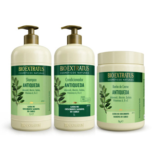 Kit 2 Shampoo limpeza Nutritiva Shitake 1 L Bio Extratus - poliitens