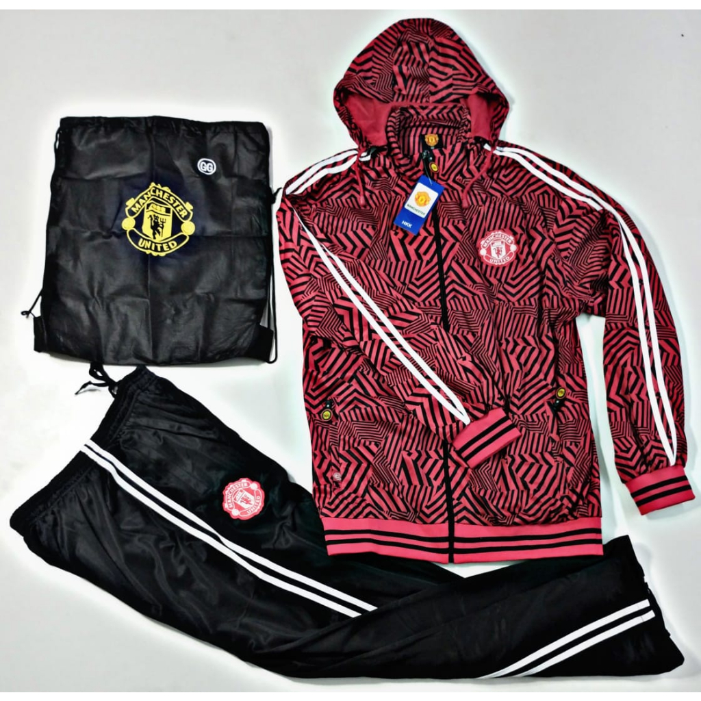 Conjunto Agasalho time Europeu Manchester United