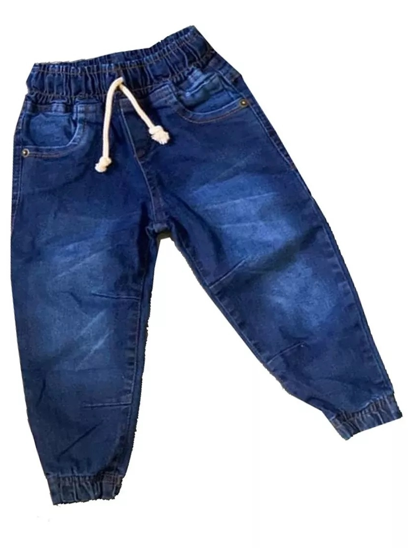 Calça Jogger Jeans Infantil Menino Masculina 1 ao 3 Anos Envio Imediato ...