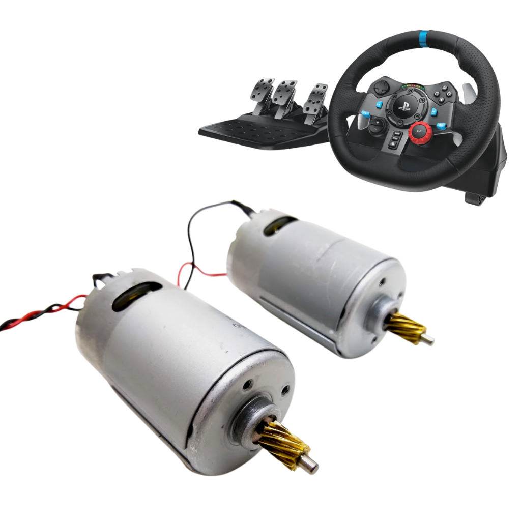 Par Motores Logitech G27 G29 G920 Force Feedback Joystick Shopee Brasil