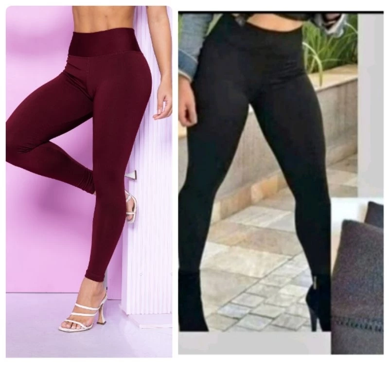 Kit de 2 Calças Flaneladas TĂ©rmicas PelĂșciada Grossa Suplex