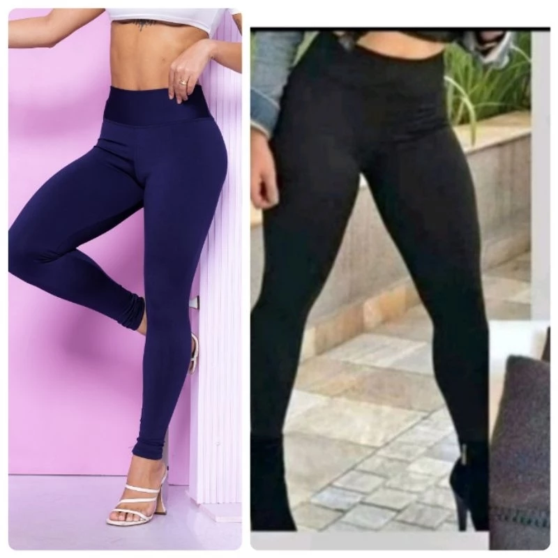 Kit de 2 Calças Flaneladas TĂ©rmicas PelĂșciada Grossa Suplex