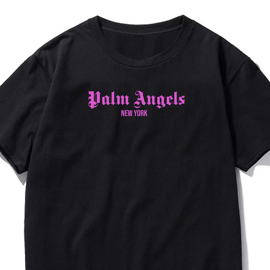 Camiseta Camisa Palm Angels Streetwear Masculina Algodão Oversized