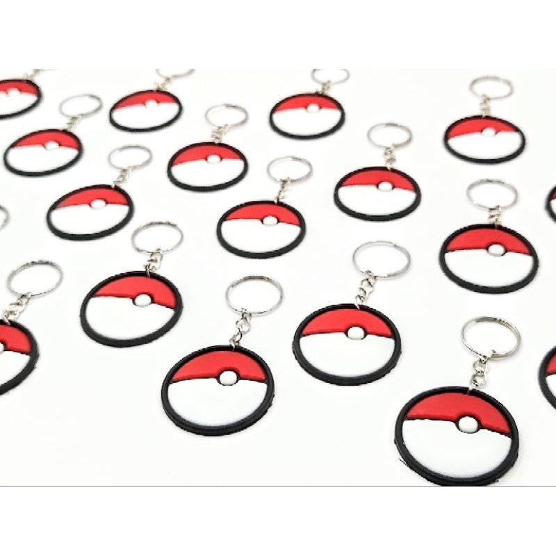 Chaveiro Pokébola Lembrancinha Aniversário 10un Pikachu