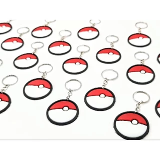 Chaveiro Pokébola Lembrancinha Aniversário 10un Pikachu