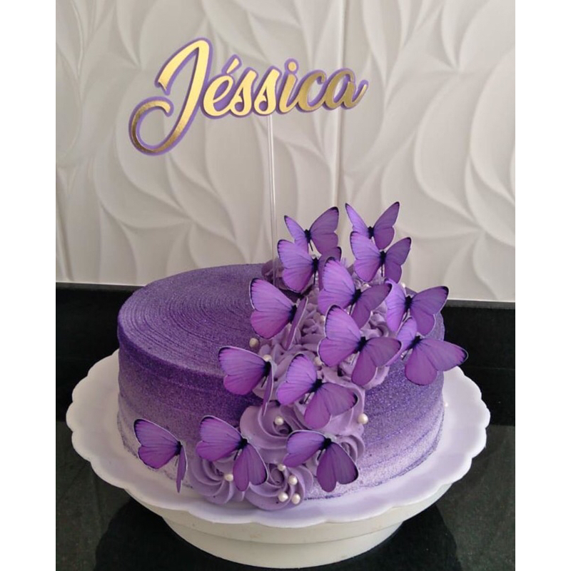 bolos de aniversario roxo em Promoção na Shopee Brasil 2023